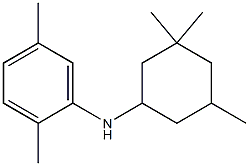 2,5-dimethyl-N-(3,3,5-trimethylcyclohexyl)aniline Structure