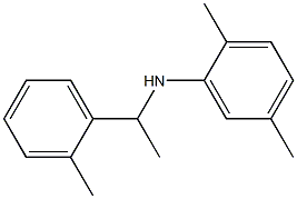 2,5-dimethyl-N-[1-(2-methylphenyl)ethyl]aniline,,结构式