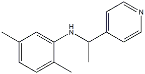 2,5-dimethyl-N-[1-(pyridin-4-yl)ethyl]aniline,,结构式