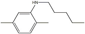 2,5-dimethyl-N-pentylaniline,,结构式