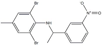 2,6-dibromo-4-methyl-N-[1-(3-nitrophenyl)ethyl]aniline