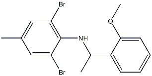 2,6-dibromo-N-[1-(2-methoxyphenyl)ethyl]-4-methylaniline