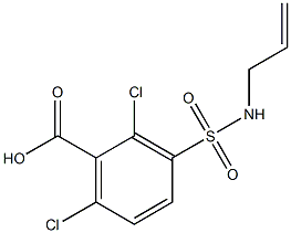  2,6-dichloro-3-(prop-2-en-1-ylsulfamoyl)benzoic acid