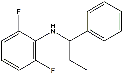 2,6-difluoro-N-(1-phenylpropyl)aniline Struktur