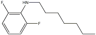 2,6-difluoro-N-heptylaniline Structure