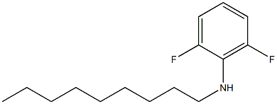 2,6-difluoro-N-nonylaniline Structure