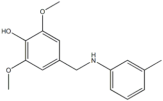 2,6-dimethoxy-4-{[(3-methylphenyl)amino]methyl}phenol