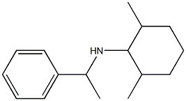 2,6-dimethyl-N-(1-phenylethyl)cyclohexan-1-amine,,结构式