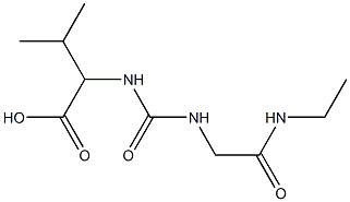 2-[({[2-(ethylamino)-2-oxoethyl]amino}carbonyl)amino]-3-methylbutanoic acid|