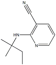 2-[(1,1-dimethylpropyl)amino]nicotinonitrile 结构式