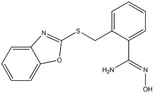 2-[(1,3-benzoxazol-2-ylsulfanyl)methyl]-N'-hydroxybenzene-1-carboximidamide