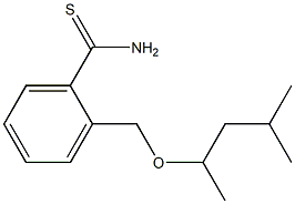 2-[(1,3-dimethylbutoxy)methyl]benzenecarbothioamide 结构式