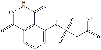 2-[(1,4-dioxo-1,2,3,4-tetrahydrophthalazin-5-yl)sulfamoyl]acetic acid