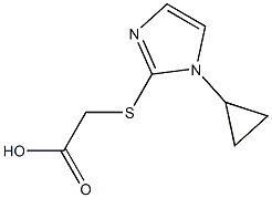 2-[(1-cyclopropyl-1H-imidazol-2-yl)sulfanyl]acetic acid