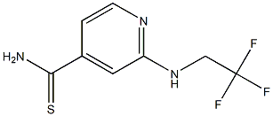 2-[(2,2,2-trifluoroethyl)amino]pyridine-4-carbothioamide Structure