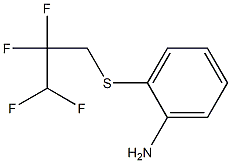 2-[(2,2,3,3-tetrafluoropropyl)sulfanyl]aniline Struktur