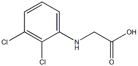 2-[(2,3-dichlorophenyl)amino]acetic acid Struktur