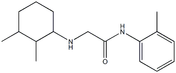  2-[(2,3-dimethylcyclohexyl)amino]-N-(2-methylphenyl)acetamide