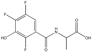 2-[(2,4,5-trifluoro-3-hydroxyphenyl)formamido]propanoic acid