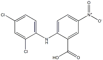 2-[(2,4-dichlorophenyl)amino]-5-nitrobenzoic acid Structure