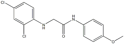 2-[(2,4-dichlorophenyl)amino]-N-(4-methoxyphenyl)acetamide
