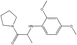 2-[(2,4-dimethoxyphenyl)amino]-1-(pyrrolidin-1-yl)propan-1-one