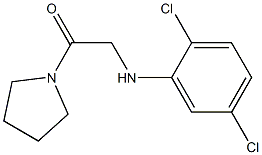 2-[(2,5-dichlorophenyl)amino]-1-(pyrrolidin-1-yl)ethan-1-one|