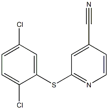  2-[(2,5-dichlorophenyl)sulfanyl]pyridine-4-carbonitrile