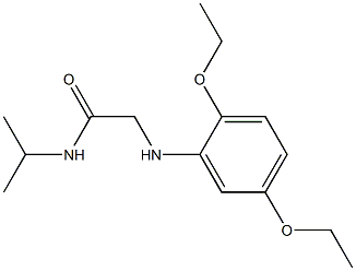  2-[(2,5-diethoxyphenyl)amino]-N-(propan-2-yl)acetamide