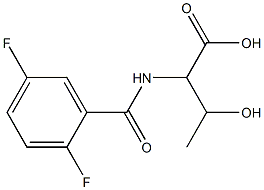 2-[(2,5-difluorobenzoyl)amino]-3-hydroxybutanoic acid