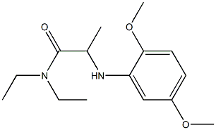 2-[(2,5-dimethoxyphenyl)amino]-N,N-diethylpropanamide