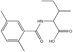  2-[(2,5-dimethylphenyl)formamido]-3-methylpentanoic acid