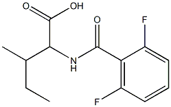 2-[(2,6-difluorophenyl)formamido]-3-methylpentanoic acid|