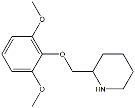 2-[(2,6-dimethoxyphenoxy)methyl]piperidine