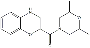 2-[(2,6-dimethylmorpholin-4-yl)carbonyl]-3,4-dihydro-2H-1,4-benzoxazine