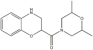 2-[(2,6-dimethylmorpholin-4-yl)carbonyl]-3,4-dihydro-2H-1,4-benzoxazine