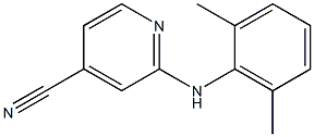 2-[(2,6-dimethylphenyl)amino]pyridine-4-carbonitrile