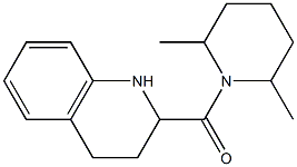 2-[(2,6-dimethylpiperidin-1-yl)carbonyl]-1,2,3,4-tetrahydroquinoline