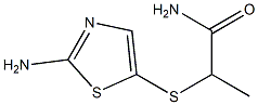2-[(2-amino-1,3-thiazol-5-yl)sulfanyl]propanamide