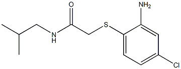  2-[(2-amino-4-chlorophenyl)sulfanyl]-N-(2-methylpropyl)acetamide