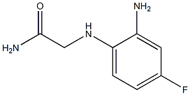 2-[(2-amino-4-fluorophenyl)amino]acetamide Struktur