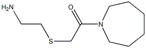 2-[(2-aminoethyl)sulfanyl]-1-(azepan-1-yl)ethan-1-one,,结构式