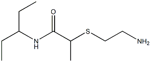 2-[(2-aminoethyl)sulfanyl]-N-(pentan-3-yl)propanamide