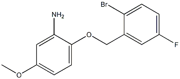 2-[(2-bromo-5-fluorophenyl)methoxy]-5-methoxyaniline