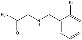 2-[(2-bromobenzyl)amino]acetamide Struktur