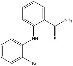 2-[(2-bromophenyl)amino]benzene-1-carbothioamide Structure