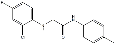 2-[(2-chloro-4-fluorophenyl)amino]-N-(4-methylphenyl)acetamide