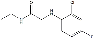 2-[(2-chloro-4-fluorophenyl)amino]-N-ethylacetamide