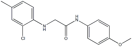 2-[(2-chloro-4-methylphenyl)amino]-N-(4-methoxyphenyl)acetamide