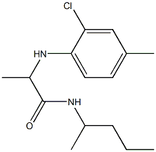 2-[(2-chloro-4-methylphenyl)amino]-N-(pentan-2-yl)propanamide